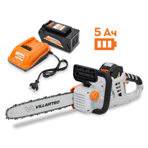 Аккумуляторная цепная мотопила VILLARTEC SА40 SET: AM405 + AC402
