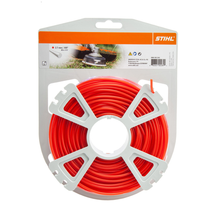 7 мм x 65 м STIHL круглого сечения красный
