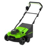 Аэратор-скарификатор Greenworks GD40SC38IIK8 40V 2517607UH бесщеточный аккумуляторный с 8 Ач аккумулятором и зарядным устройством