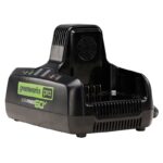 Быстрое зарядное устройство для двух аккумуляторов Greenworks G60DC10 60V 2954407 (10 А)