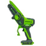 Цепная мини-пила Greenworks G24MCS10K5 24V 2008207UG (10 см) аккумуляторная  с 5 Ач аккумулятором и зарядным устройством