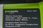Цепная пила Greenworks GCS1840 1800W 20027 (40 см) электрическая