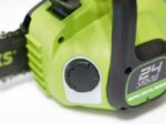 Цепная пила Greenworks GD24CS30K5 24V 2007007UG (30 см) бесщеточная аккумуляторная с 5 Ач аккумулятором и зарядным устройством