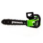 Цепная пила Greenworks GD40CS15K5 40V 2005707UG (35 см) бесщеточная аккумуляторная с 5 Ач аккумулятором и зарядным устройством
