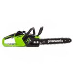 Цепная пила Greenworks GD40CS15K5 40V 2005707UG (35 см) бесщеточная аккумуляторная с 5 Ач аккумулятором и зарядным устройством