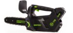 Цепная пила Greenworks GD40TCSK5 40V 2003807UG (25 см) одноручная бесщеточная аккумуляторная с 5 Ач аккумулятором и зарядным устройством