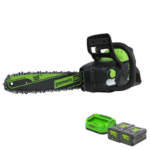 Цепная пила Greenworks GD60CS25 60V с двумя 5 Ач аккумуляторами и зарядным устройством