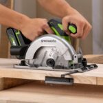 Циркулярная пила Greenworks CR3165 (GD24CS165) 24V 1501607CUG бесщеточная аккумуляторная с 5 Ач аккумулятором и зарядным устройством