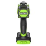 Дрель-шуруповерт Greenworks DD560 24V 3708407CUC (30/60 Нм) бесщеточная аккумуляторная с двумя 2 Ач аккумуляторами и зарядным устройством