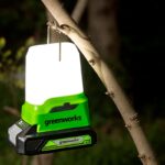 Фонарь светодиодный Greenworks LA3500 (G24LA500) 24V 3501007 (500лм) аккумуляторный без аккумулятора и зарядного устройства