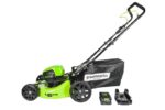 Газонокосилка самоходная Greenworks GD60LM46SPK8 60V 2502907UH (46 см) бесщеточная аккумуляторная с 8 Ач аккумулятором и зарядным устройством