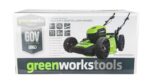 Газонокосилка самоходная Greenworks GD60LM46SPK8 60V 2502907UH (46 см) бесщеточная аккумуляторная с 8 Ач аккумулятором и зарядным устройством