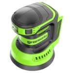 Эксцентриковая шлифмашина Greenworks OS325K2 24V 3100907CUA (125 мм) аккумуляторная с 2 Ач аккумулятором и зарядным устройством