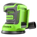 Эксцентриковая шлифмашина Greenworks OS325K2 24V 3100907CUA (125 мм) аккумуляторная с 2 Ач аккумулятором и зарядным устройством