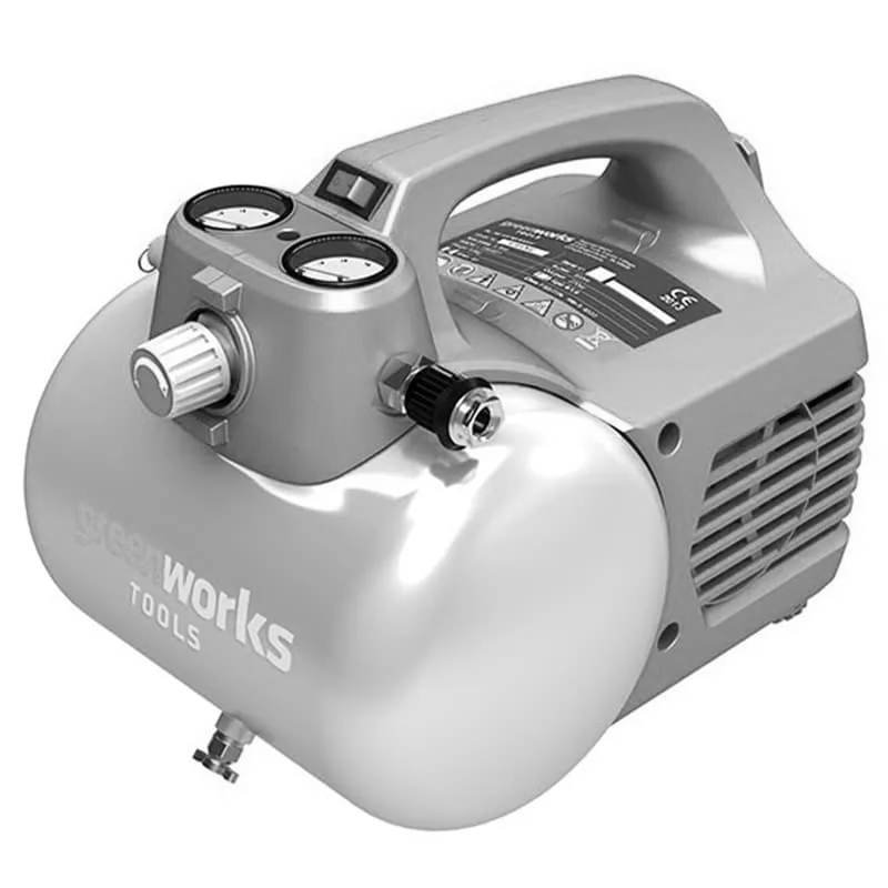 Компрессор Greenworks GAC6L 300W 4101302 (6 л) электрический Компрессор Greenworks GAC6L 300W 4101302 (6 л) электрический