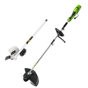 Набор Greenworks 230V Триммер с насадкой-кромкорезом