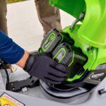 Самоходная газонокосилка Greenworks LM221SK8 82V 2519407UH (56 см)  бесщеточная аккумуляторная с 8 Ач аккумулятором и зарядным устройством