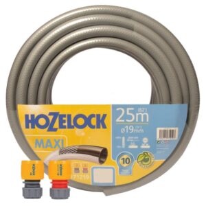Шланг для полива HoZelock 171219 TRICOFLEX MAXI 3/4" 25 м + коннекторы в комплекте