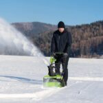 Снегоуборщик Greenworks GD40STX2K5 40V  2603407UG (51 см) бесщёточный аккумуляторный с 5 Ач аккумулятором и зарядным устройством