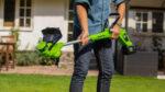 Триммер Greenworks G24LT28K8 24V 2107107UH (30 см) аккумуляторный с 8 Ач аккумулятором и зарядным устройством