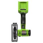 Угловая шлифмашина (болгарка) Greenworks AGM530 (GD24UCS) 24V 3402007 (76 мм) бесщеточная аккумуляторная без аккумулятора и зарядного устройства