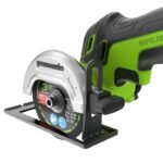 Угловая шлифмашина (болгарка) Greenworks AGM530 (GD24UCS) 24V 3402007 (76 мм) бесщеточная аккумуляторная без аккумулятора и зарядного устройства