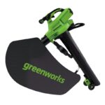 Воздуходув-пылесос Greenworks GD40BVIIK8 40V 2406907UH бесщеточный аккумуляторный с 8 Ач аккумулятором и зарядным устройством