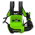 Воздуходувка ранцевая Greenworks GD40BPG2K8 40V 2408107UH бесщеточная аккумуляторная с 8 Ач аккумулятором и зарядным устройством