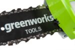 Высоторез-сучкорез Greenworks G24PS20K8 24V 2000107UH (20 см) аккумуляторный с 8 Ач аккумулятором и зарядным устройством