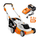 MA4043 SET AM408 + AC402 Аккумуляторная газонокосилка VILLARTEC