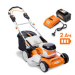 MA4046T SET AM402 + AC402 Аккумуляторная газонокосилка VILLARTEC