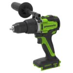 Дрель-шуруповерт ударная Greenworks GD24DD140K4 24V 3707607CUB бесщеточная аккумуляторная с 4 Ач аккумулятором и зарядным устройством
