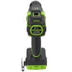 Дрель-шуруповерт ударная Greenworks HD560 24V HD560CUC (30/60 Нм) бесщеточная аккумуляторная с двумя 2 Ач аккумуляторами и зарядным устройством