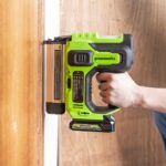 Гвоздезабивной пистолет Greenworks NL318 (GD24BN) 24V 3400707 бесщеточный аккумуляторный без аккумулятора и зарядного устройства