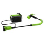 Насос для полива из бочки Greenworks G24SWPK4 24V 3401007UB аккумуляторный с 4 Ач аккумулятором и зарядным устройством