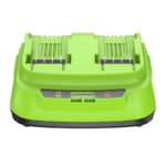Ультрабыстрое двойное зарядное устройство Greenworks G24X2C8 24V 2958807 (8 A)