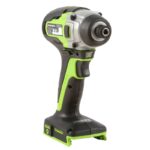 Винтоверт ударный Greenworks GD24ID3K2 24V 3802807CUA бесщеточный аккумуляторный с 2 Ач аккумулятором и зарядным устройством