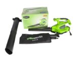 Воздуходув-пылесос Greenworks GBV2800 2800W 2402707 (320 км/ч) электрический